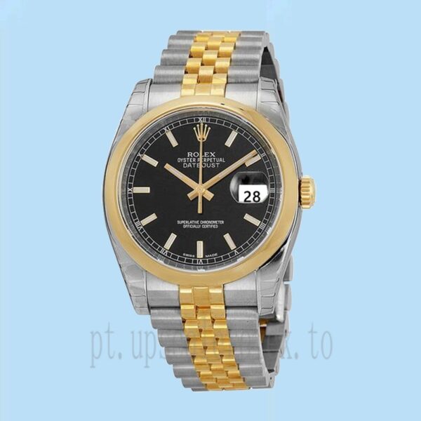 Rolex Datejust Masculino 116203BKSJ 36mm Tom Prata - Image 2