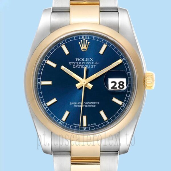 Rolex Datejust 36mm 116203SDO Masculino Tom Prata