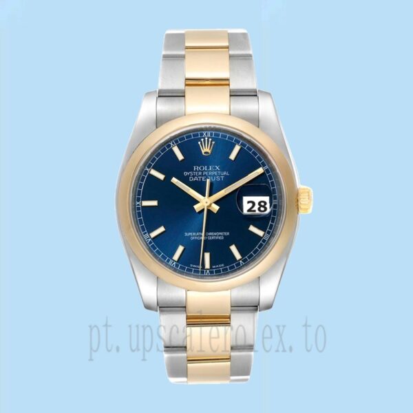 Rolex Datejust 36mm 116203SDO Masculino Tom Prata - Image 2