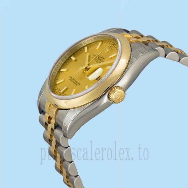 Rolex Datejust Masculino 36mm 116203CSJ Tom Prata Automático - Image 3