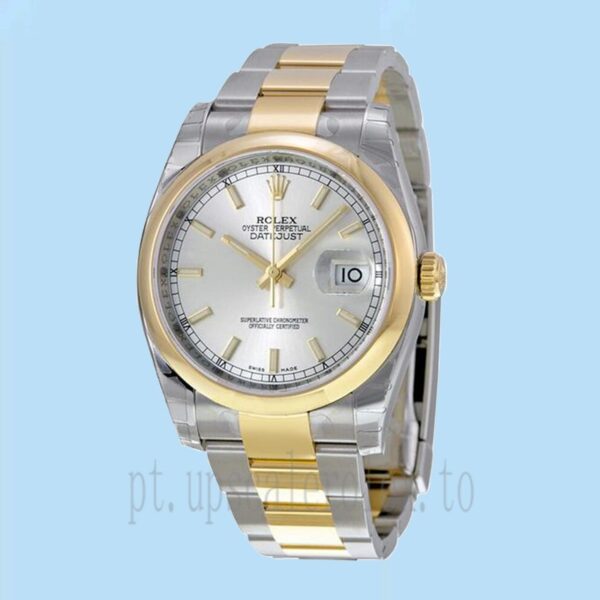 Rolex Datejust Masculino 116203SSO 36mm Tom Prata - Image 2