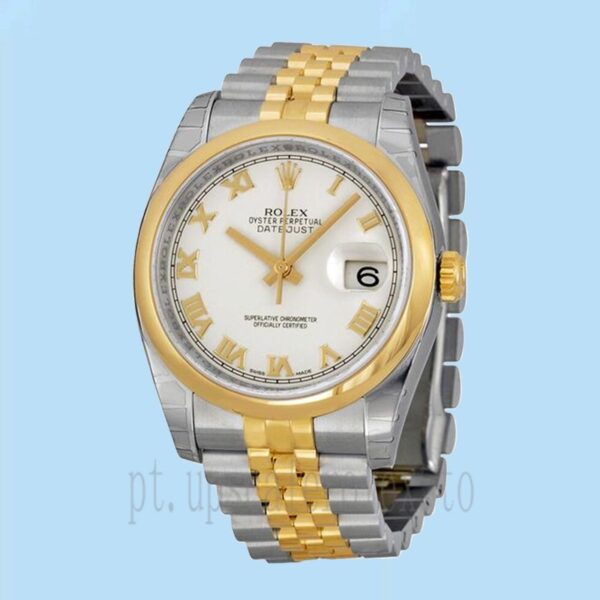Rolex Datejust 36mm Masculino 116203-0144 Pulseira Jubileu Automático - Image 2