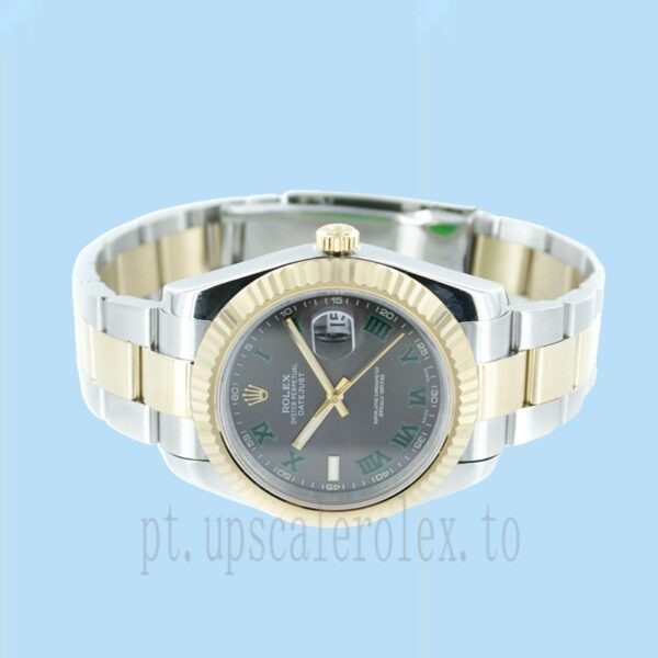 Rolex Datejust 36mm Masculino 116233GYRO Tom Prata Assistir - Image 3