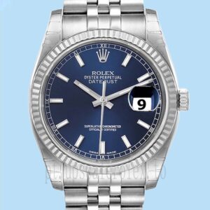 Rolex Datejust 36mm Masculino 116234BLSJ Assistir Tom Prata