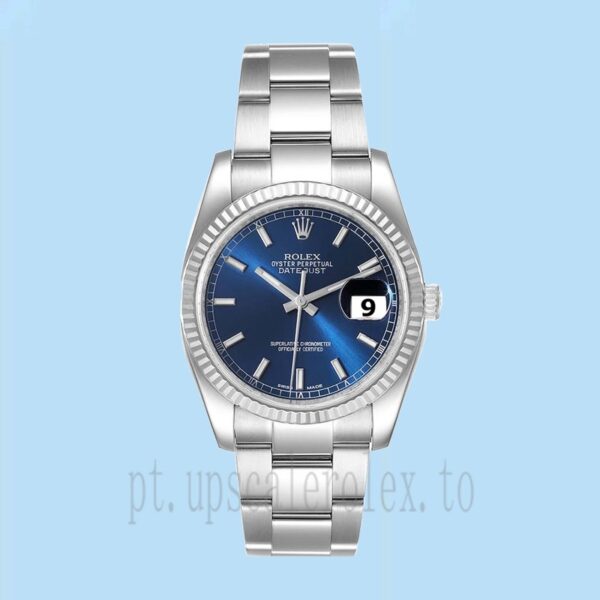 Rolex Datejust Masculino 116234BLSO 36mm Mostrador azul - Image 2