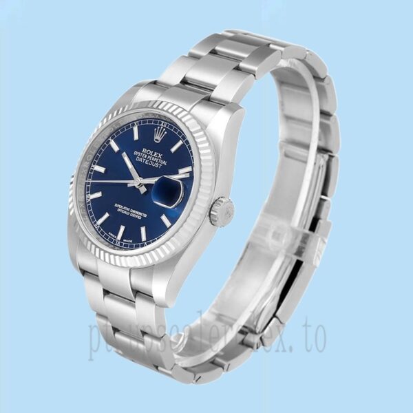Rolex Datejust Masculino 116234BLSO 36mm Mostrador azul - Image 3