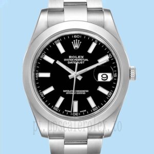 Rolex Datejust Masculino 41mm 116300BKSO Pulseira Ostra