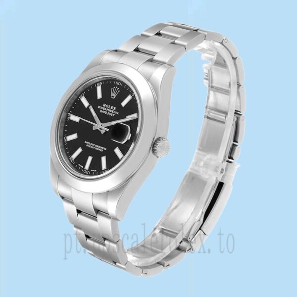 Rolex Datejust Masculino 41mm 116300BKSO Pulseira Ostra - Image 3