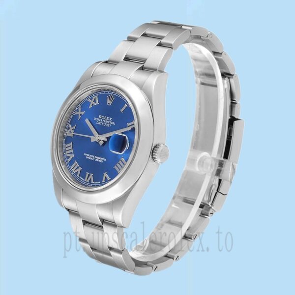 Rolex Datejust 116300-72210 41mm Masculino Tom Prata - Image 3