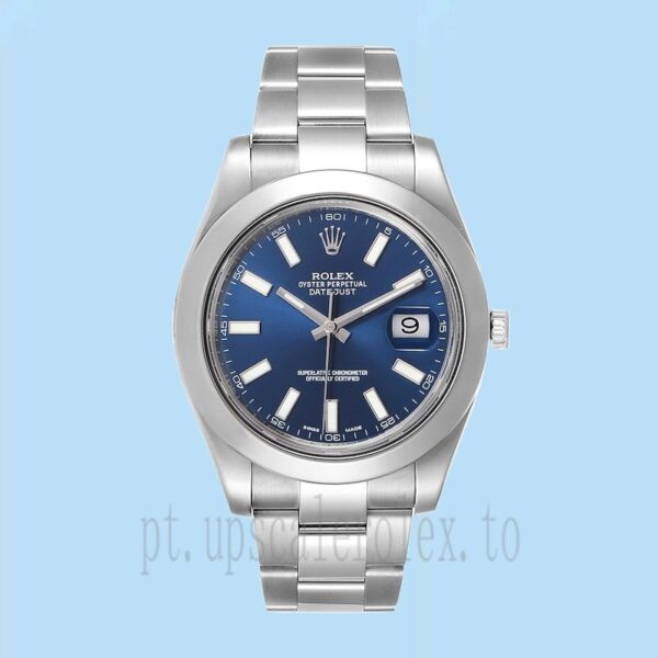 Rolex Datejust 116300BLSO 41mm Masculino Automático Pulseira Ostra - Image 2
