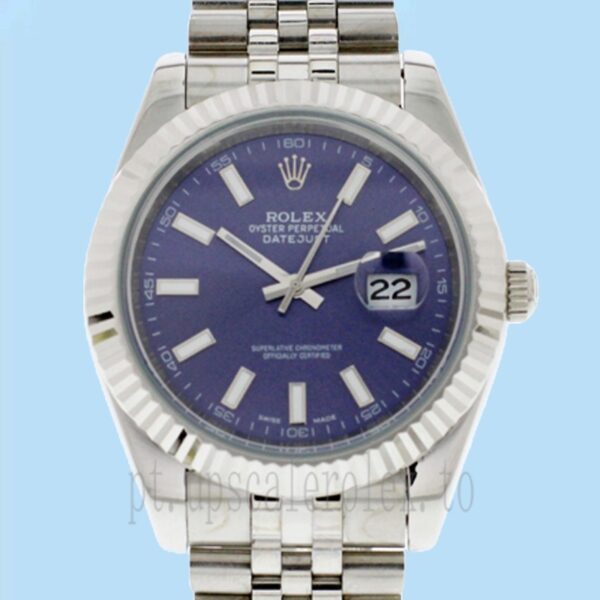 Rolex Datejust Masculino 116334BLSJ 41mm Tom Prata Automático