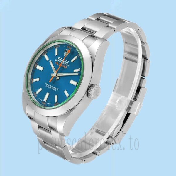 Rolex Milgauss Masculino m116400gv-0002 40mm Assistir Pulseira Ostra - Image 3