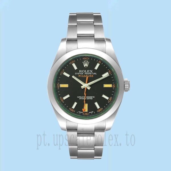 Rolex Milgauss m116400gv-0001 40mm Masculino Tom Prata - Image 2