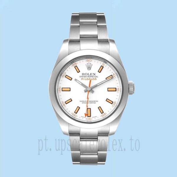 Rolex Milgauss Masculino 40mm 116400-72400 Assistir Tom Prata - Image 2