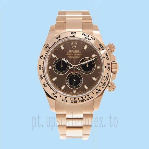 Rolex Daytona Masculino 40mm m116505-0013 Mostrador Marrom Pulseira Ostra - Image 2