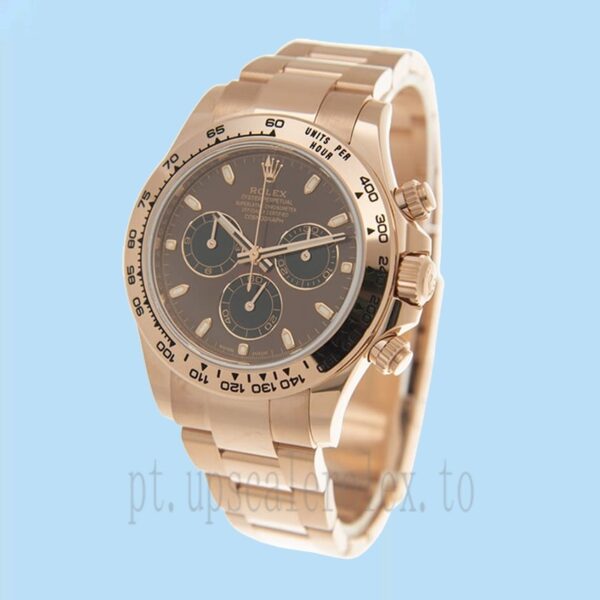 Rolex Daytona Masculino 40mm m116505-0013 Mostrador Marrom Pulseira Ostra - Image 3
