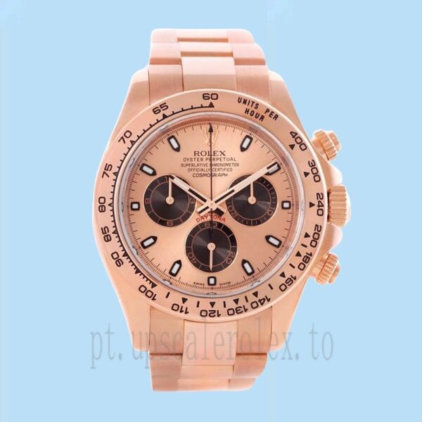 Rolex Daytona m116505-0009 Masculino 40mm Tom De Ouro Rosa - Image 2