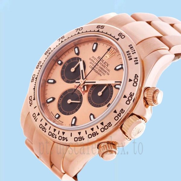 Rolex Daytona m116505-0009 Masculino 40mm Tom De Ouro Rosa - Image 3