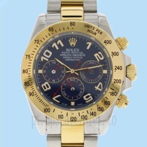 Rolex Daytona 116523BLAO 40mm Masculino Automático Tom Prata