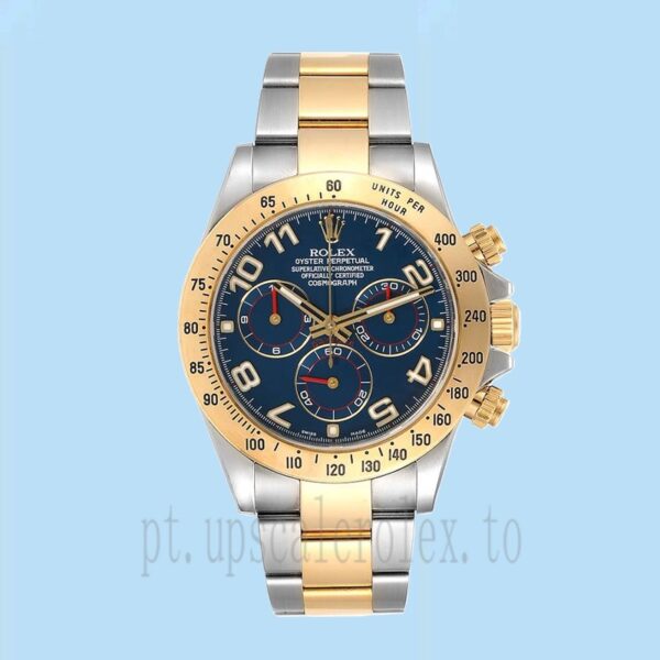 Rolex Daytona 116523BLAO 40mm Masculino Automático Tom Prata - Image 2