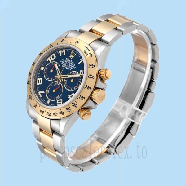 Rolex Daytona 116523BLAO 40mm Masculino Automático Tom Prata - Image 3