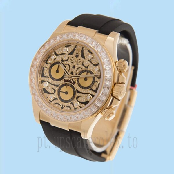 Rolex Daytona 40mm 116588TBR-0003 Masculino Automático Tom De Ouro - Image 3