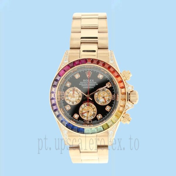 Rolex Daytona Masculino 40mm 116598RBOW Tom De Ouro - Image 2