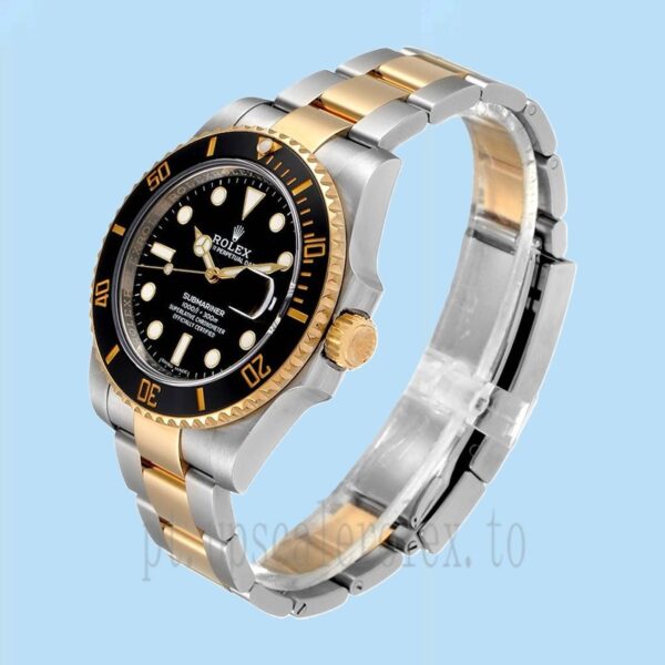 Rolex Submariner Masculino 40mm 116613-LN-97203 Tom Prata Pulseira Ostra - Image 3
