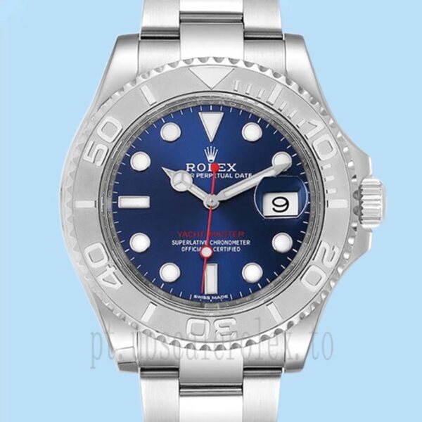 Rolex Yacht-master Masculino 116622BLSO 40mm Tom Prata