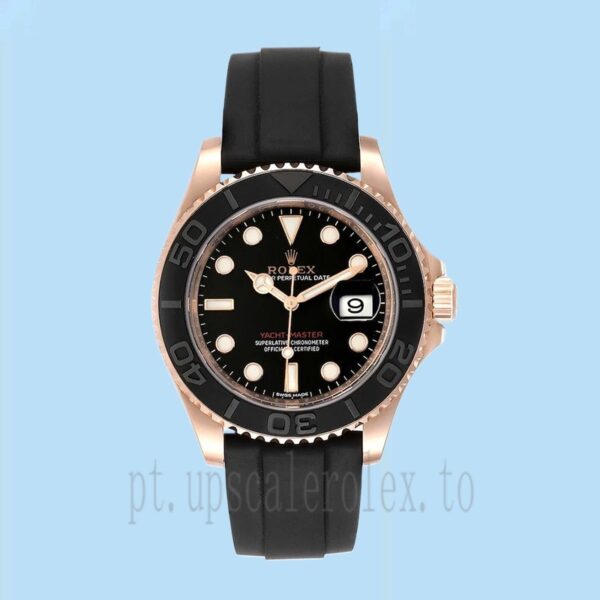 Rolex Yacht-master Masculino 116655BKSR 40mm Mostrador Preto - Image 2