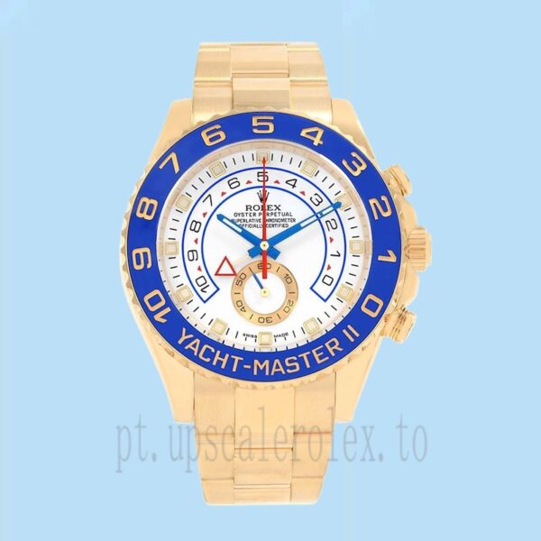 Rolex Yacht-master Masculino 116688WSO 44mm Assistir Mostrador Branco - Image 2