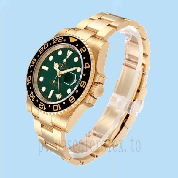 Rolex Gmt Master 40mm Masculino 116718GRSO Tom De Ouro - Image 3