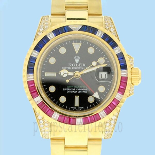 Rolex Gmt Master Masculino 116758 SAru-78208 40mm Automático Pulseira Ostra