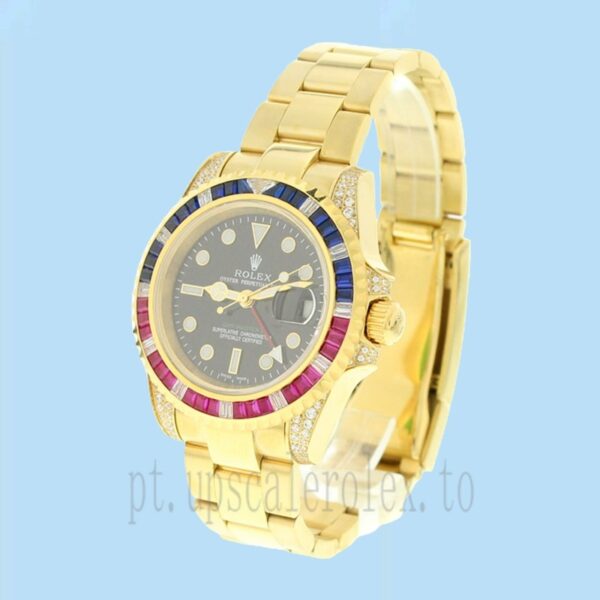 Rolex Gmt Master Masculino 116758 SAru-78208 40mm Automático Pulseira Ostra - Image 3