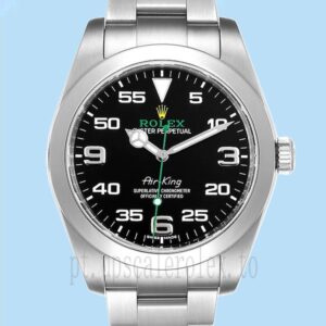 Rolex Air-king Masculino 40mm m116900-0001 Tom Prata Assistir