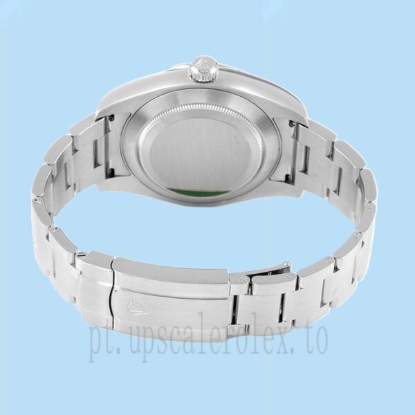 Rolex Air-king Masculino 40mm m116900-0001 Tom Prata Assistir - Image 4