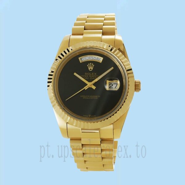 Rolex Day-date 36mm Masculino 118208 Tom De Ouro - Image 2