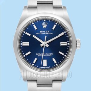 Rolex Oyster Perpetual m126000-0003 36mm Unissex Mostrador azul