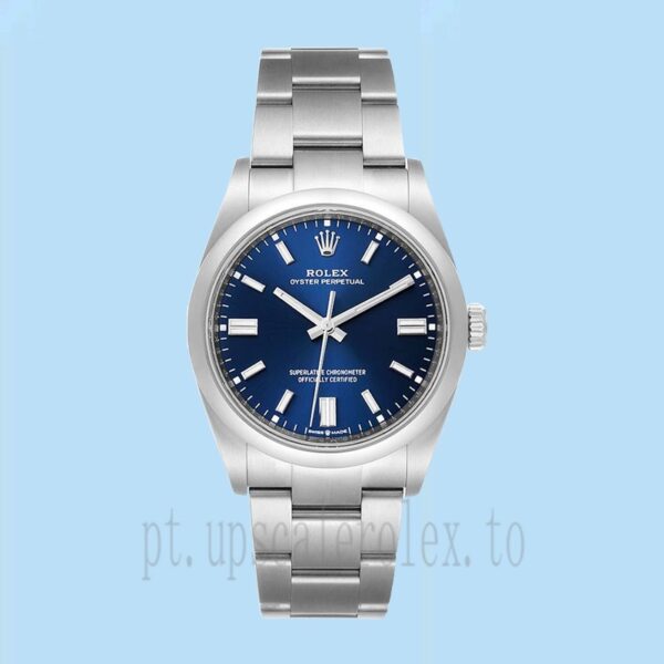 Rolex Oyster Perpetual m126000-0003 36mm Unissex Mostrador azul - Image 2