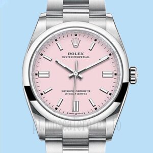 Rolex Oyster Perpetual Unissex m126000-0008 36mm Pulseira Ostra Tom Prata
