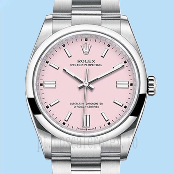 Rolex Oyster Perpetual Unissex m126000-0008 36mm Pulseira Ostra Tom Prata