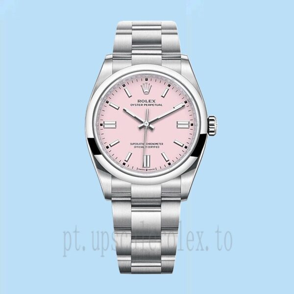 Rolex Oyster Perpetual Unissex m126000-0008 36mm Pulseira Ostra Tom Prata - Image 2