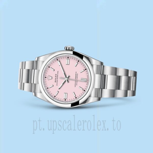 Rolex Oyster Perpetual Unissex m126000-0008 36mm Pulseira Ostra Tom Prata - Image 3