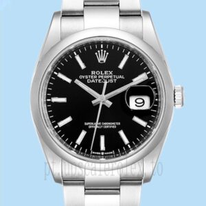 Rolex Datejust m126200-0004 Masculino 36mm Tom Prata