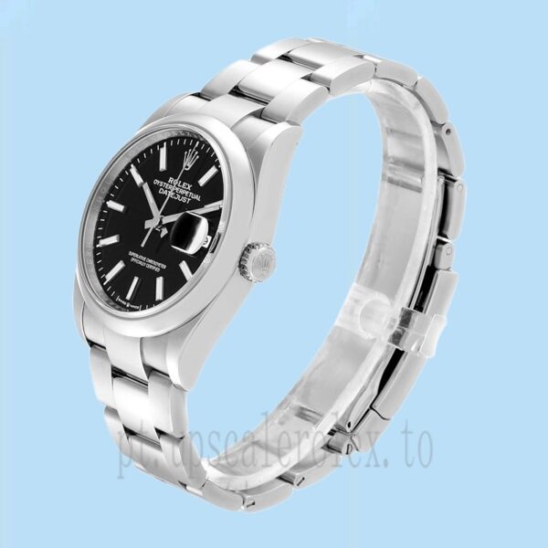 Rolex Datejust m126200-0004 Masculino 36mm Tom Prata - Image 3
