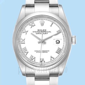 Rolex Datejust 36mm m126200-0008 Masculino Assistir Pulseira Ostra
