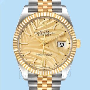 Rolex Datejust M126233-0037 Masculino 36mm Tom Prata