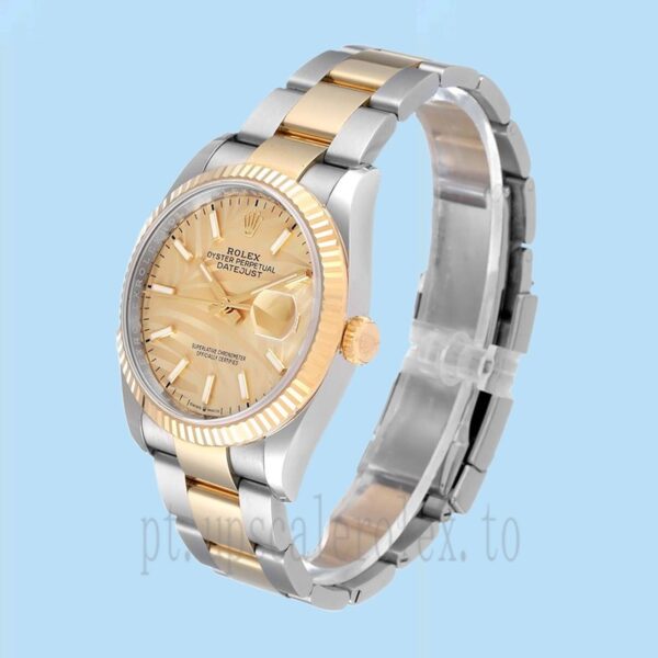 Rolex Datejust M126233-0038 Masculino 36mm Tom Prata - Image 3