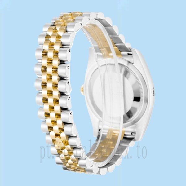 Rolex Datejust 36mm m126233-0025 Masculino Mostrador Verde Pulseira Jubileu - Image 4