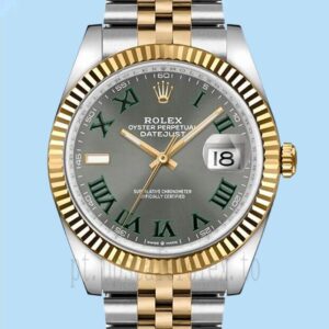 Rolex Datejust 36mm m126233-0035 Masculino Assistir Mostrador De Wimbledon